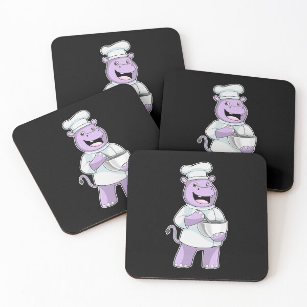 Item preview, Hippo as Chef with Bowl designed and sold by Snabdesign84.
