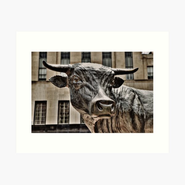 Take No Bull, Downtown Durham North Carolina Art Print