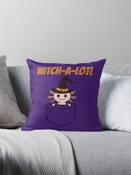 Vista previa del artículo con la obra «Disfraz de Axolotl para Halloween - WITCH-A-LOTL», diseñado y vendido por ijdesigns.
