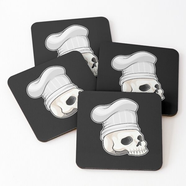 Item preview, Skull as Cook with Chef hat designed and sold by Snabdesign84.