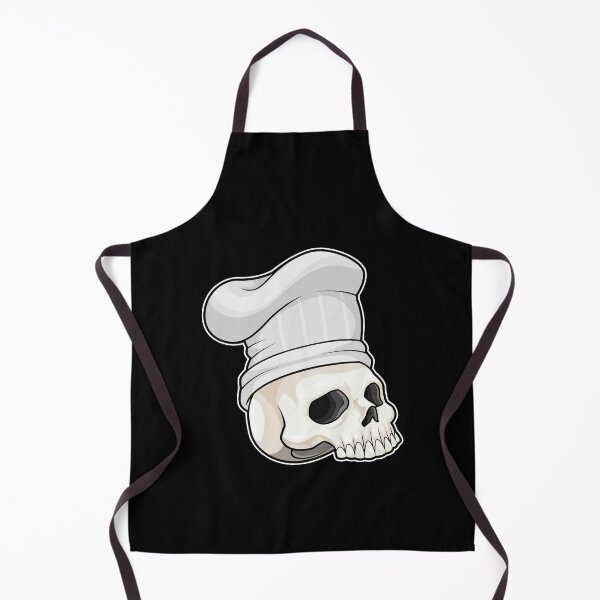 Item preview, Skull as Cook with Chef hat designed and sold by Snabdesign84.