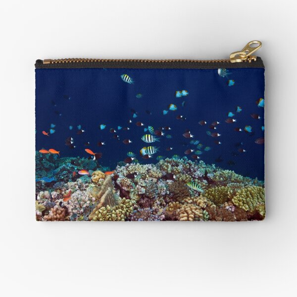 Reef edge Zipper Pouch