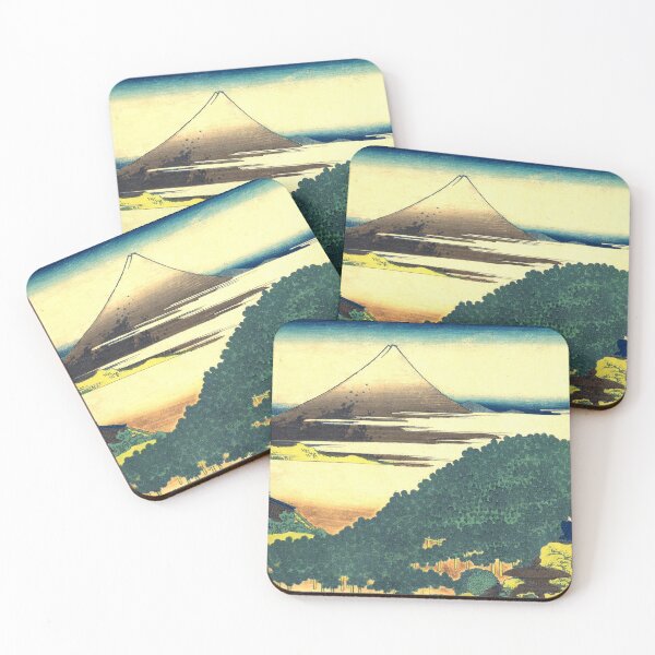 Item preview, Cushion Pine at Aoyama - Mount Fuji (Fugaku Sanjurokkei) - Katsushika Hokusai - Japanese Woodblock Print designed and sold by mosgol.
