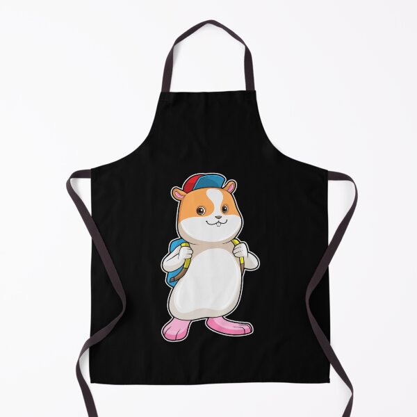 Item preview, Hamster as Student with Backpack & Cap designed and sold by Snabdesign84.