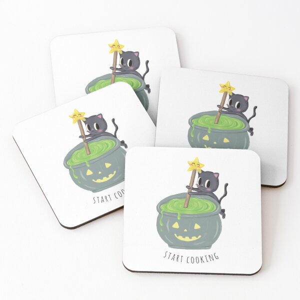 Item preview, Start cooking! | Cat cooking slime. | Halloween Cat designed and sold by Missing In Art.
