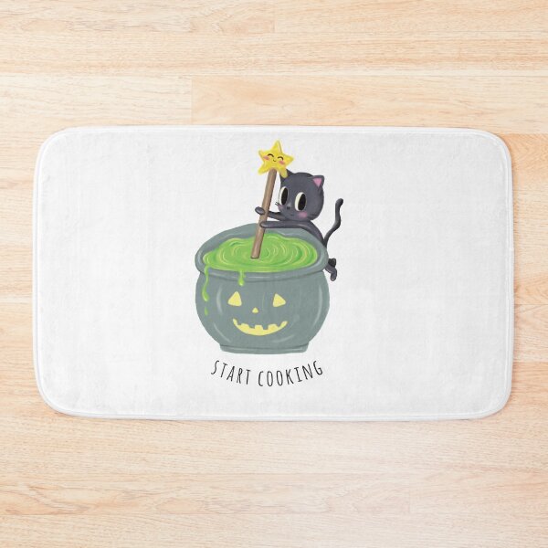 Item preview, Start cooking! | Cat cooking slime. | Halloween Cat designed and sold by Missing In Art.