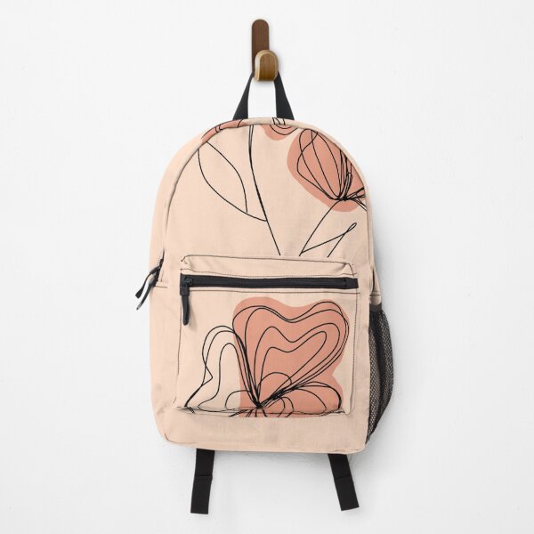 Item preview, blush flower line art designed and sold by aniicreates.