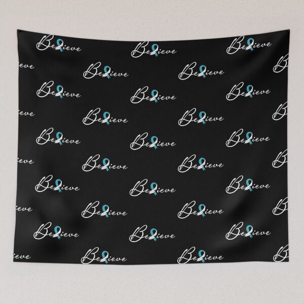 Item preview, Believe Cervical Cancer Accessories, Cervical Cancer Awareness, Cervical Cancer Warrior, Cervical Cancer Fighter, Cervical Cancer Support Gift designed and sold by BibiTeeDesign.