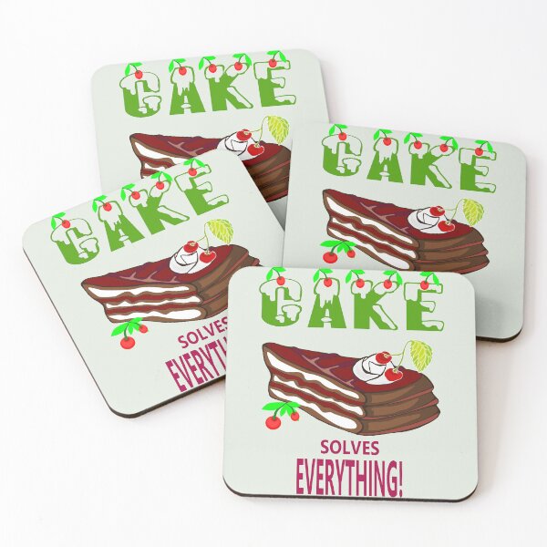 Item preview, Cake... solves everything. designed and sold by hop2swing.