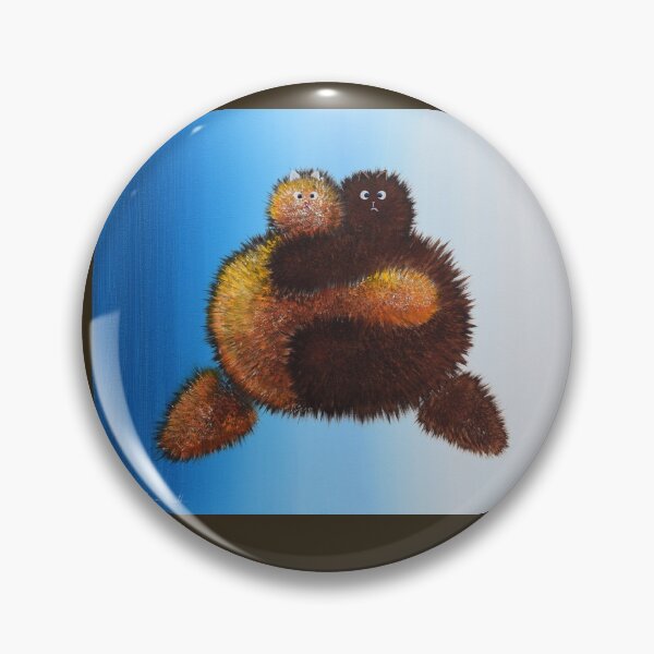 Item preview, Yin Yang Cuddlecats, brown and ginger designed and sold by pufballcat.