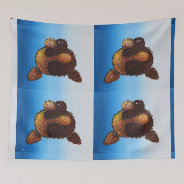 Item preview, Yin Yang Cuddlecats, brown and ginger designed and sold by pufballcat.