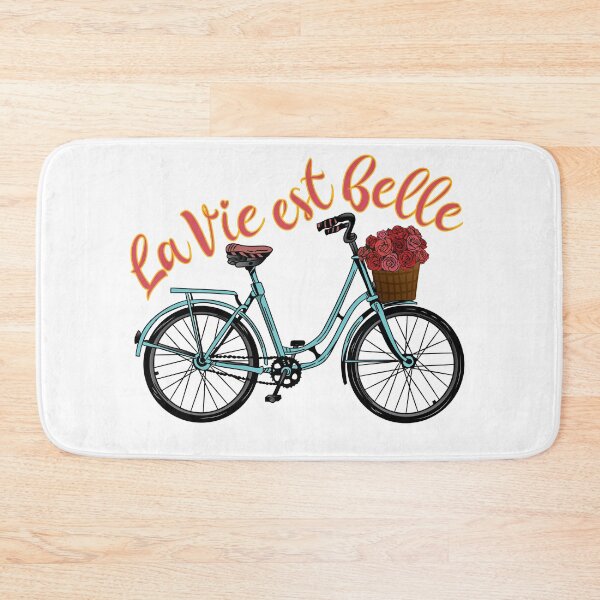 Item preview, La Vie Est Belle - French Bicycle designed and sold by TheInkElephant.