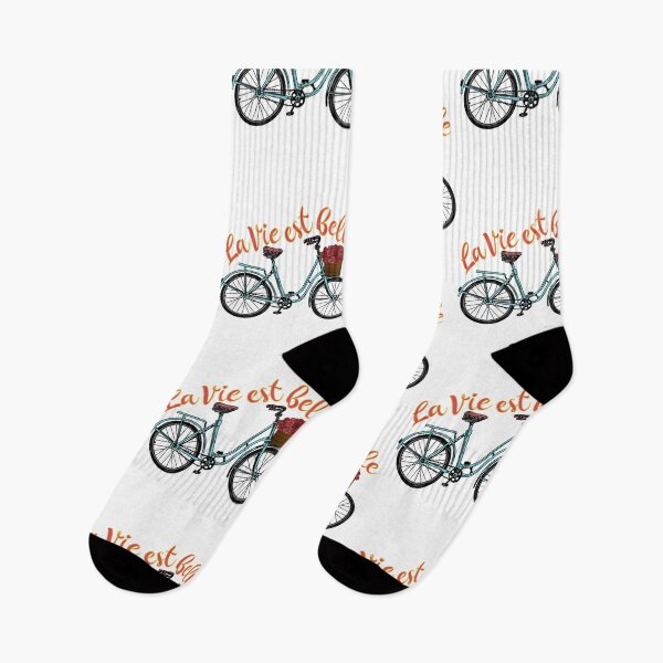 Item preview, La Vie Est Belle - French Bicycle designed and sold by TheInkElephant.