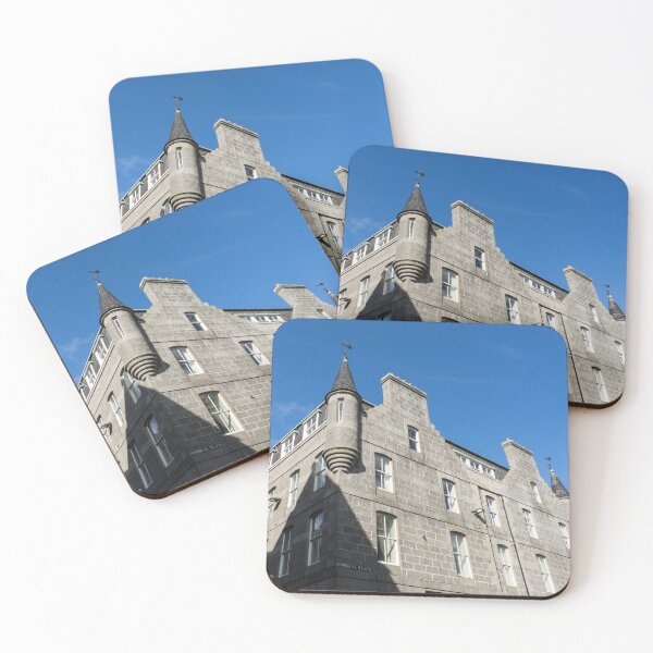 Item preview, Silver City Architecture - Aberdeen Granite Facade with a Whimsical Tower designed and sold by Georgia Mizuleva.
