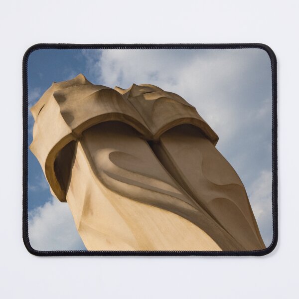 Item preview, Whimsical Chimneys - Antoni Gaudi Svelte Pair - Left designed and sold by Georgia Mizuleva.