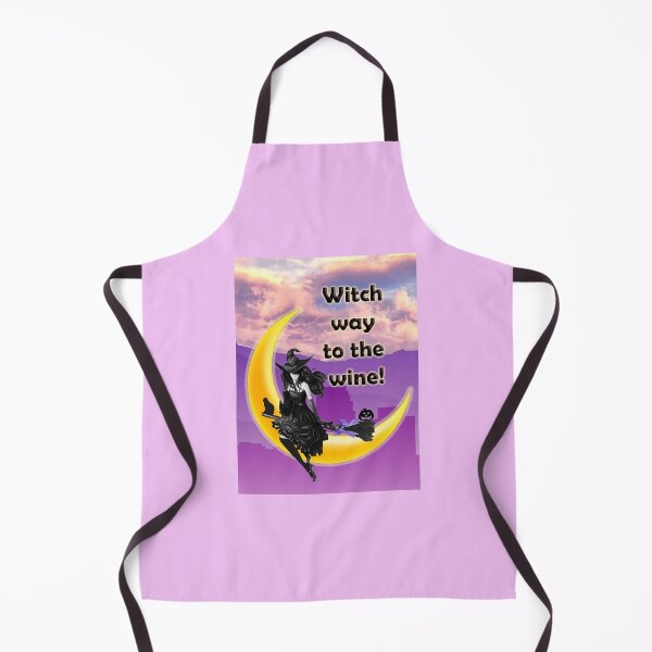Item preview, Witch way to the wine (square) designed and sold by NyengRepublic.