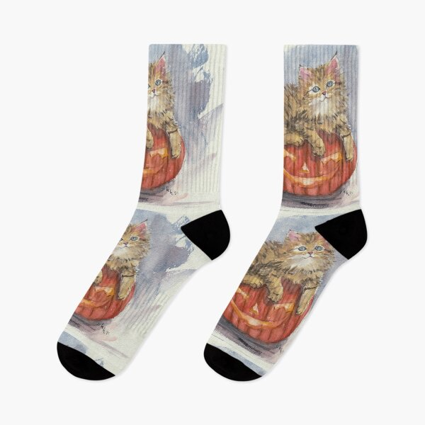 Item preview, Halloween Kitty Art designed and sold by ErinsGarden.