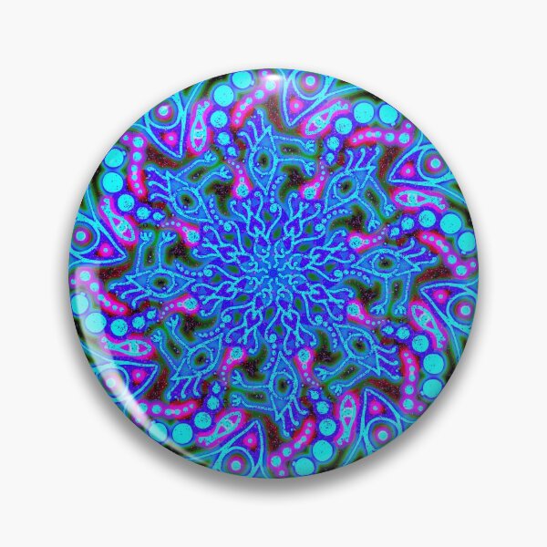 Item preview, Blue Party Mandala  designed and sold by LindsayCat.