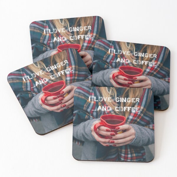 Item preview, I love Ginger and Coffee  designed and sold by all-quotes.