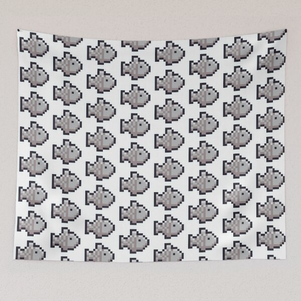 Item preview, Fish Pixel Art designed and sold by RednGreen.