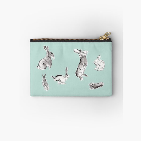 Item preview, Rabbits/Hares Zipper Pouch designed and sold by DianeDunning.