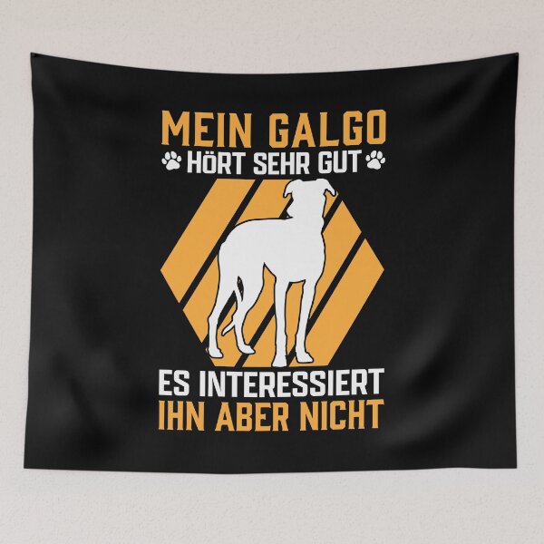 Item preview, Galgo Espanol hears Spanish greyhound well designed and sold by madgrfx.