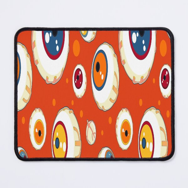Item preview, Halloween Orange festive seamless pattern. endless background with Monster Eyes designed and sold by king's Outfit.