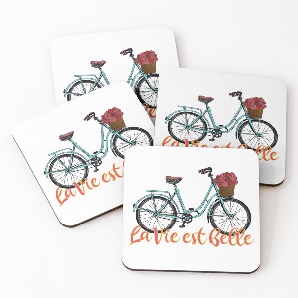 Item preview, La Vie Est Belle - French Bicycle designed and sold by TheInkElephant.