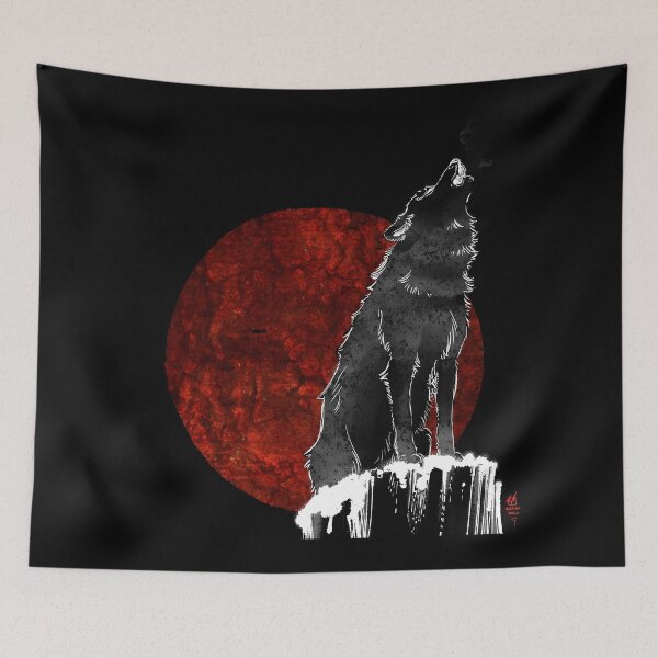 Item preview, Midnight wolf designed and sold by valentinawings.
