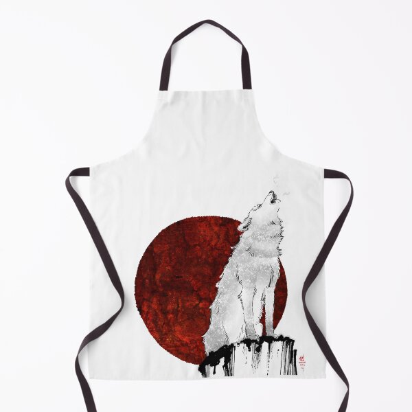 Item preview, Midnight Wolf on white designed and sold by valentinawings.