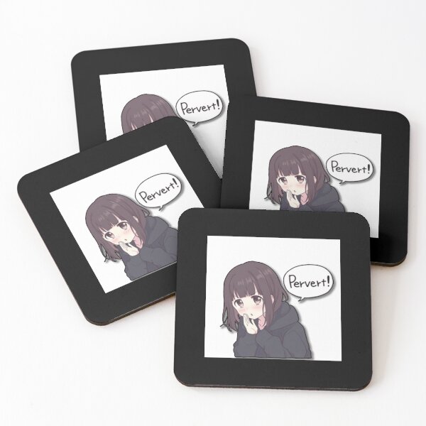 Item preview, pervert anime girl Poster designed and sold by PaulaStokes2.
