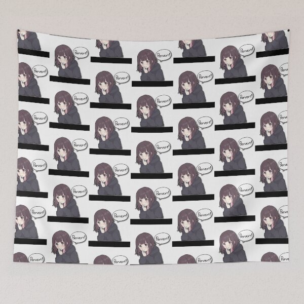 Item preview, pervert anime girl Poster designed and sold by PaulaStokes2.