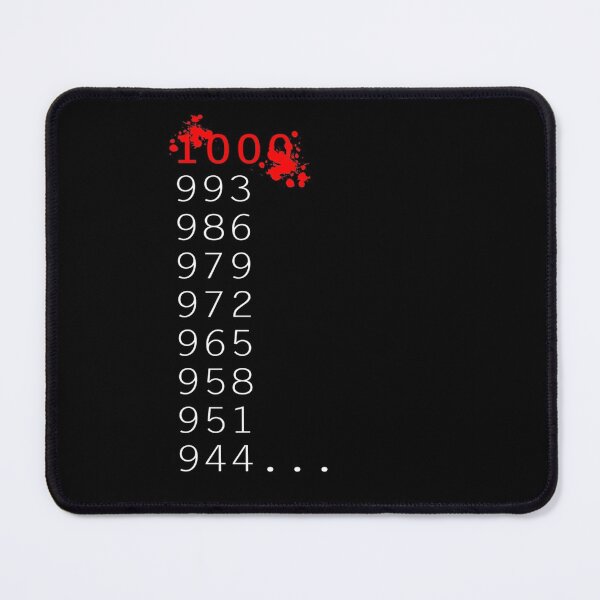 Item preview, Whats 1000 Minus 7 Poster designed and sold by PaulaStokes2.