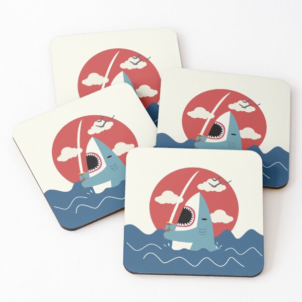 Item preview, Retro Samurai Shark designed and sold by DAFIN.
