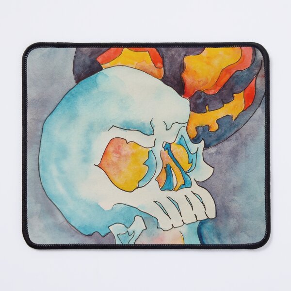 Item preview, Halloween Skull and Pumpkin designed and sold by Elenstyleart.