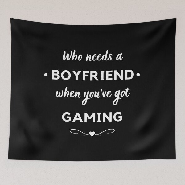 Item preview, Who needs a boyfriend when you've got gaming designed and sold by TheGreenGoat.
