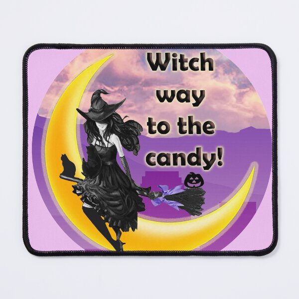 Item preview, Witch way to the candy (circle) designed and sold by NyengRepublic.