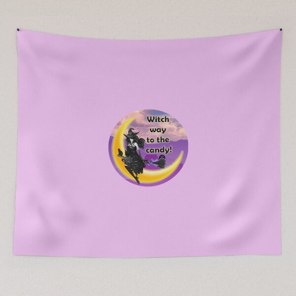 Item preview, Witch way to the candy (circle) designed and sold by NyengRepublic.