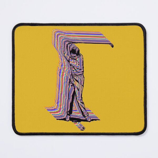 Item preview, Golfer Man Playing Golf In Glitch Colors- Golf designed and sold by SheetalMourya.