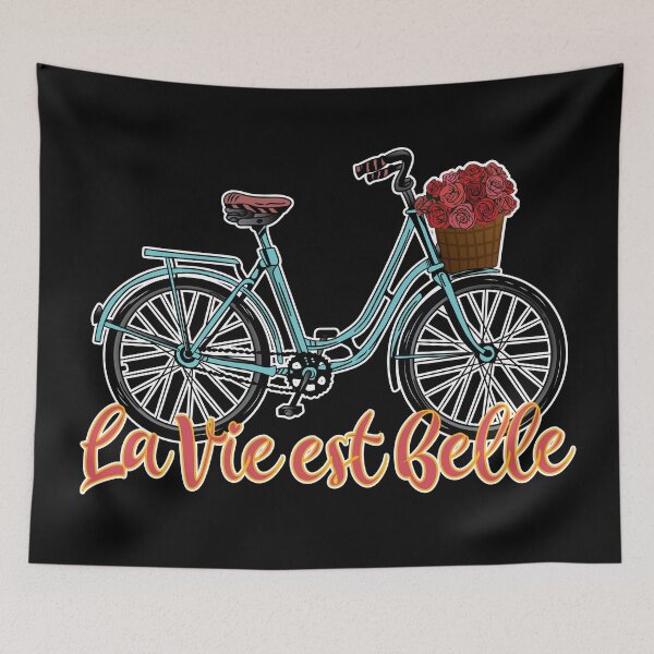 Item preview, La Vie Est Belle - French Bicycle designed and sold by TheInkElephant.