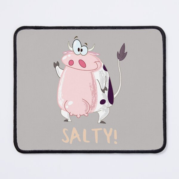 Item preview, Salty Cow. Cartoon image and text 3. designed and sold by JellyBeenzz.
