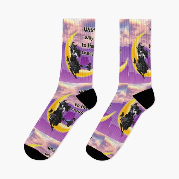 Item preview, Witch way to the candy (square) designed and sold by NyengRepublic.