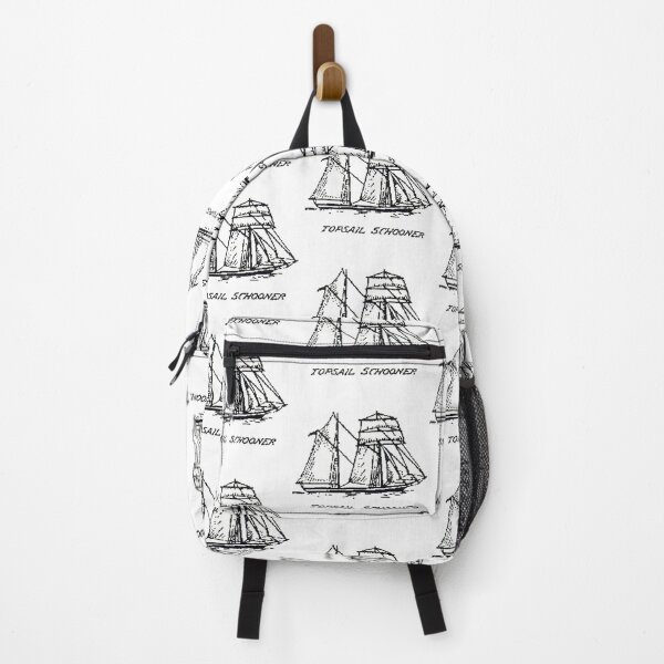 Item preview, Sail Ship, Top-Sail Schooner. (Black and white) designed and sold by timothybeighton.