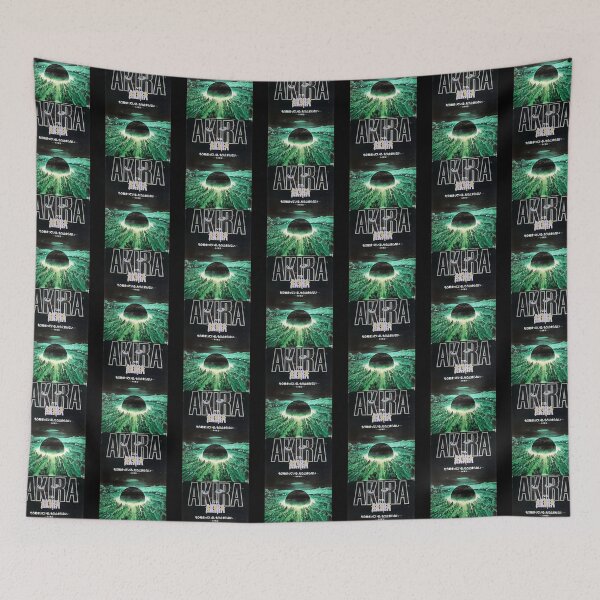 Item preview, Akira green city explosion Poster designed and sold by PaulaStokes2.