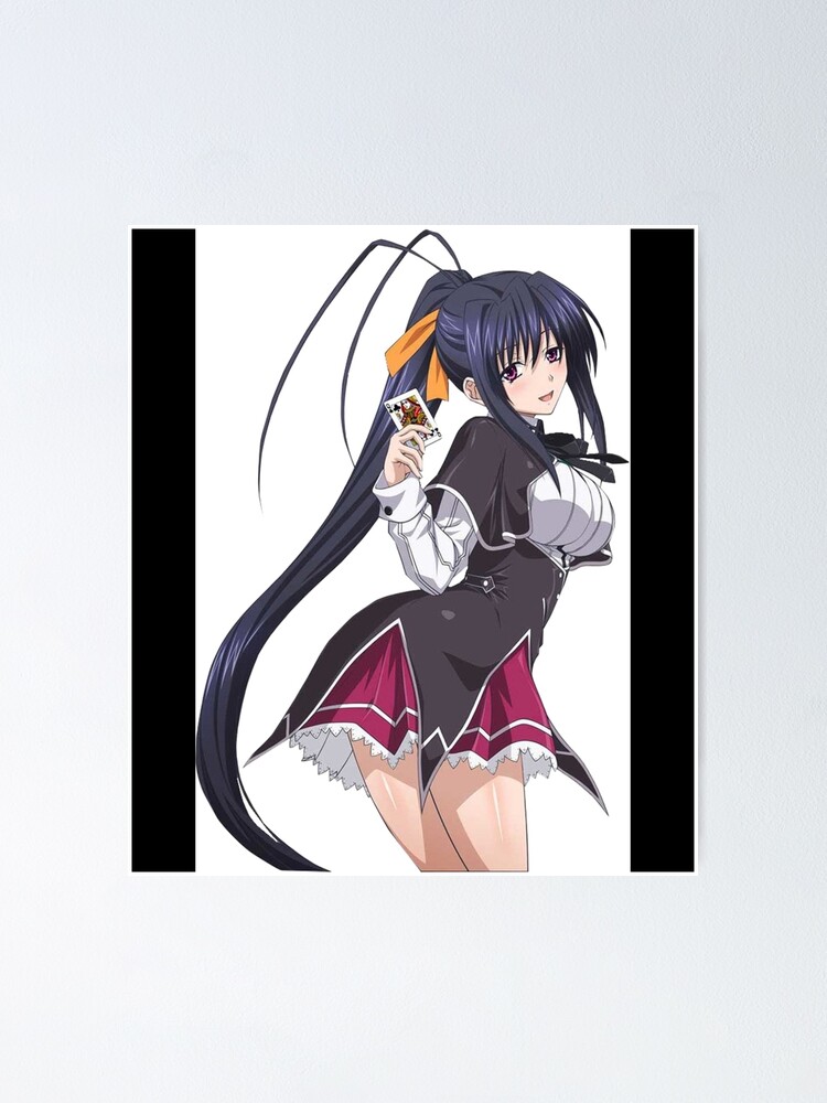 Akeno Himejima Poster Poster For Sale By Paulastokes2 Redbubble