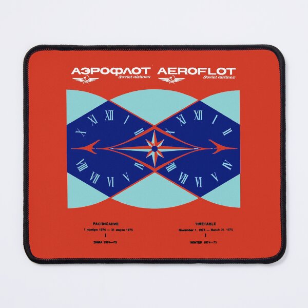 Item preview, WE'RE FLYING AEROFLOT - TIMETABLE designed and sold by ThrowbackAds.