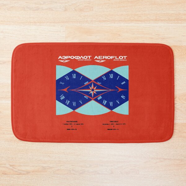 Item preview, WE'RE FLYING AEROFLOT - TIMETABLE designed and sold by ThrowbackAds.