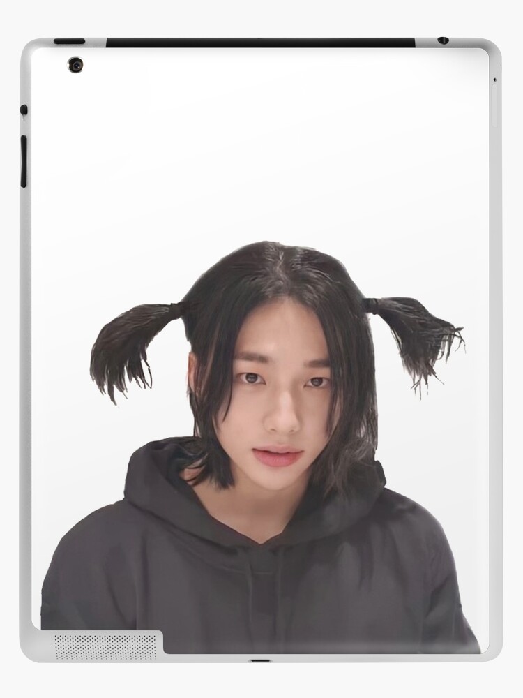 Stray Kids - Hyunjin - Pig Tails Cute Hair iPad Case & Skin for Sale by  BobaBit