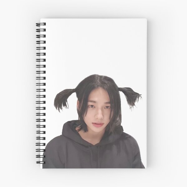 Item preview, Stray Kids - Hyunjin - Pig Tails Cute Hair designed and sold by BobaBit.