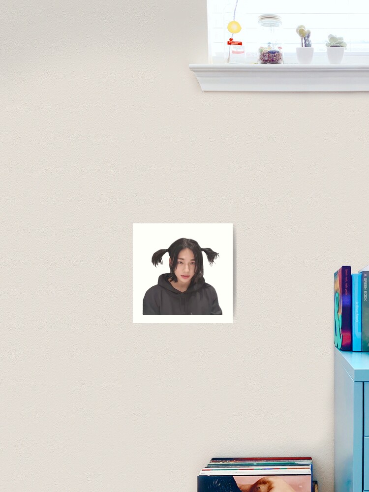 Stray Kids - Hyunjin - Pig Tails Cute Hair - Circle Cut iPad Case